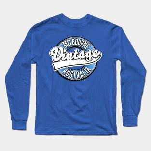 Melbourne Australia vintage logo Long Sleeve T-Shirt